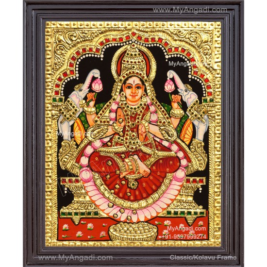 Gajalakshmi Tanjore Paintings
