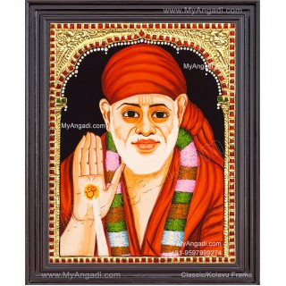 Saibaba Tanjore Painting