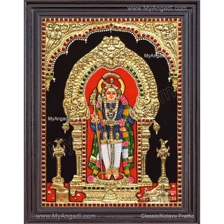 Palani Raja Alangara Murugan Tanjore Paintings