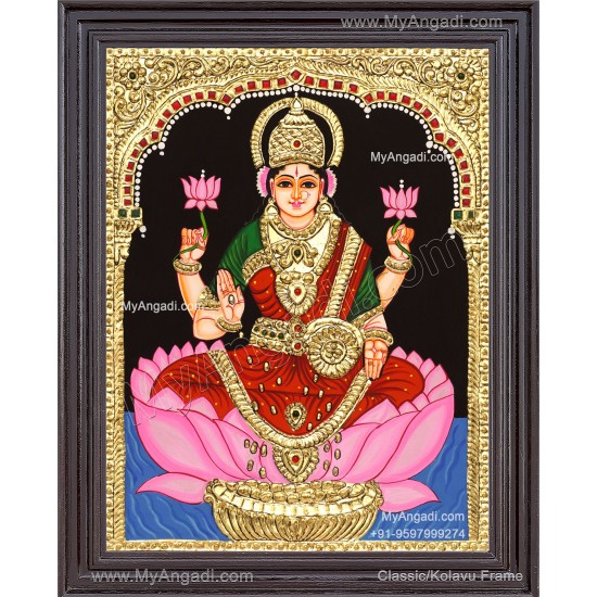 Mahalakshmi Tanjore Painting