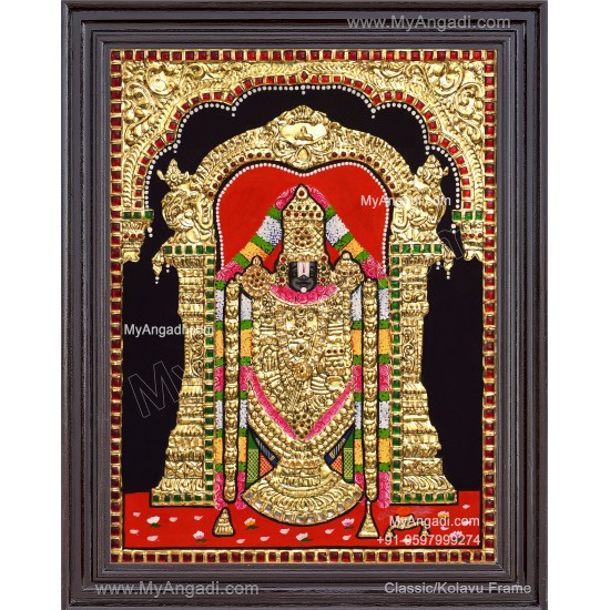 Venkatachalapathy  Tanjore Painting