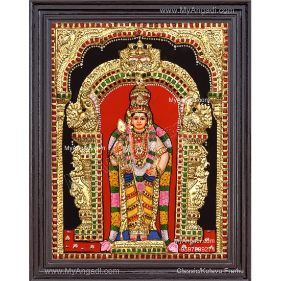Murugar 3D Tanjore Painting