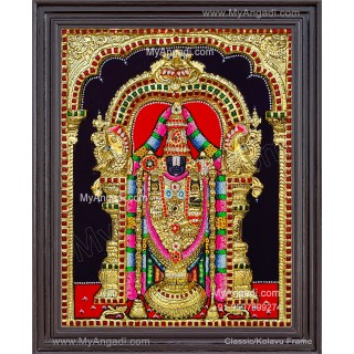 Balaji 3d Tanjore Painting