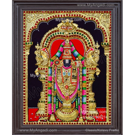 Balaji 3d Tanjore Painting