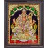 Saraswathi 3D Tanjore Painting
