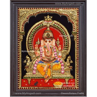 Vinayagar 3D Tanjore Painting