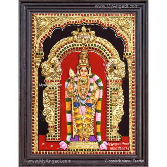 Murugar 3D Tanjore Painting
