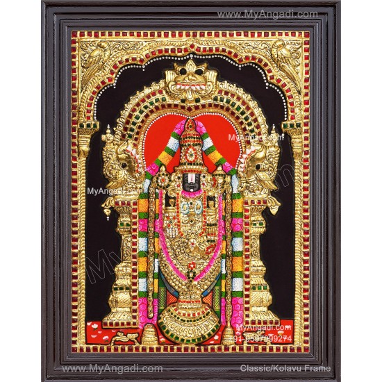 Balaji 3d Tanjore Painting