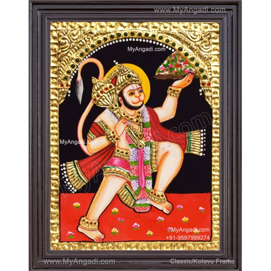 Hanuman Tanjore Painting