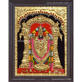 Venkateshwara  Swamy Tanjore Painting