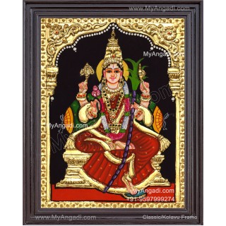 Kamatchi Amman Tanjore Painting
