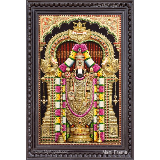3D Balaji Tanjore Painting