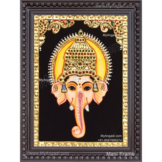 Ganesha face Tanjore Paintings