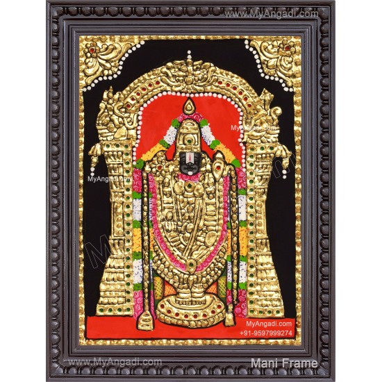Venkateshwara Swamy  Tanjore Painting