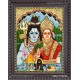 Shiva Parvathi Tanjore Painting