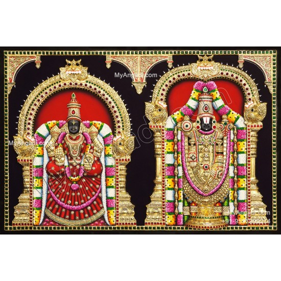 3D Balaji Thayar Tanjore Painting