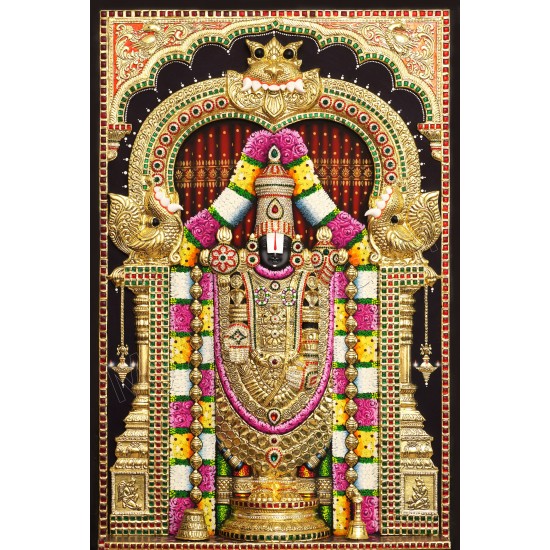 3D Balaji Tanjore Painting