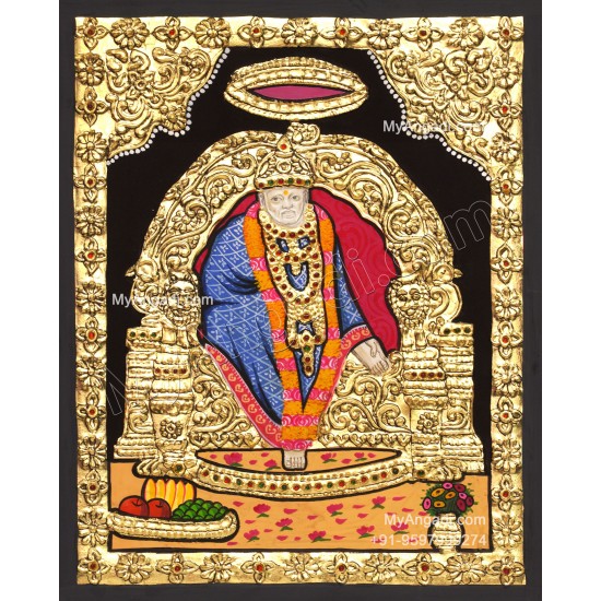 Saibaba Tanjore Painting