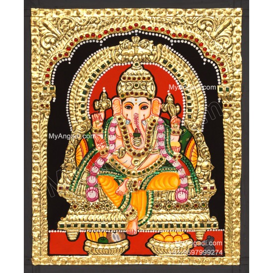 Ganesha Tanjore Painting