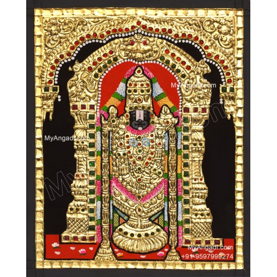 Venkatachalapathy  Tanjore Painting