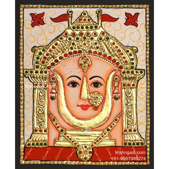 Rani Sati Dadi Ji Tanjore Painting
