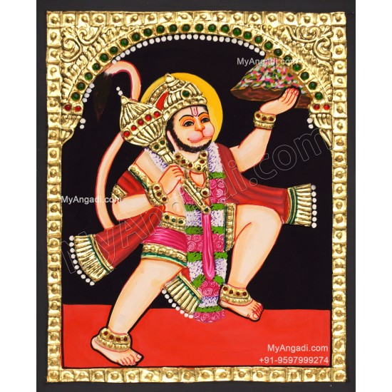 Hanuman Tanjore Painting