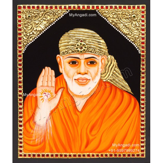 Saibaba Tanjore Painting