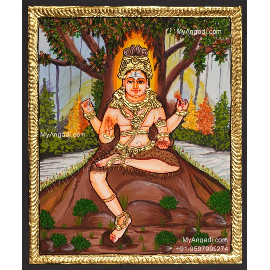 Dakshinamurthi Tanjore Painting