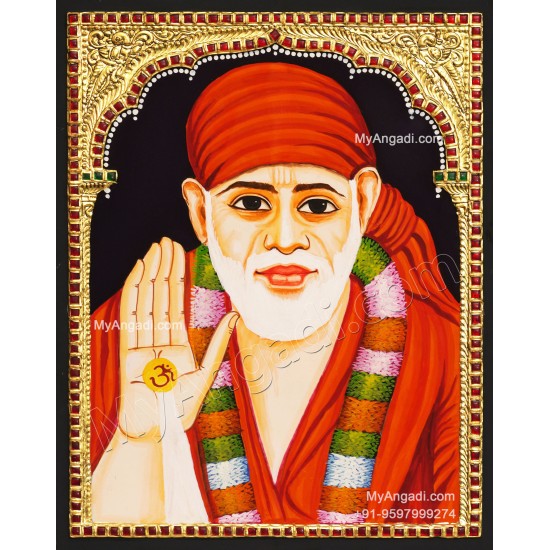 Saibaba Tanjore Painting