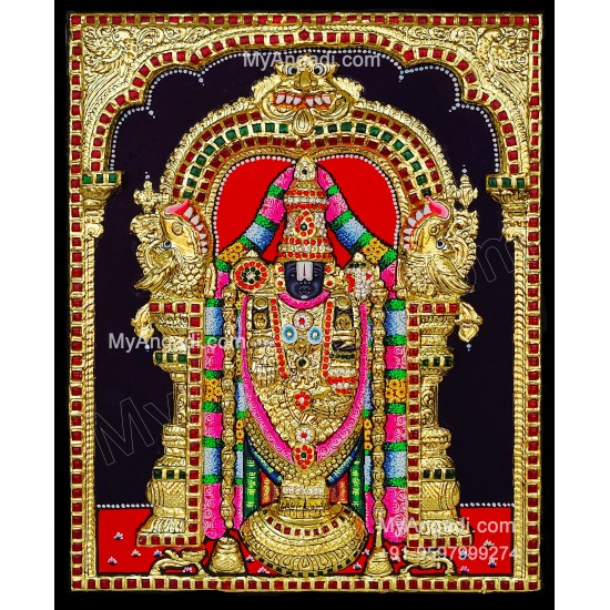Balaji 3d Tanjore Painting