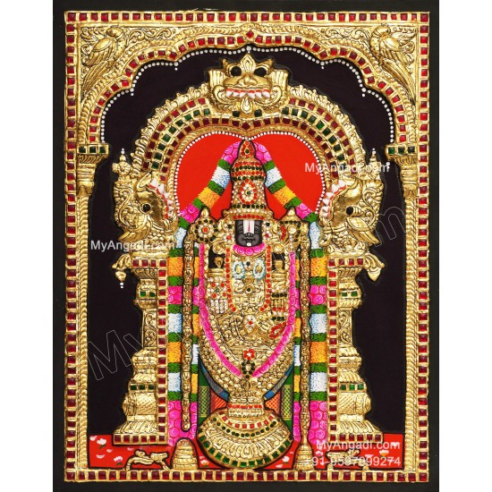 Balaji 3d Tanjore Painting