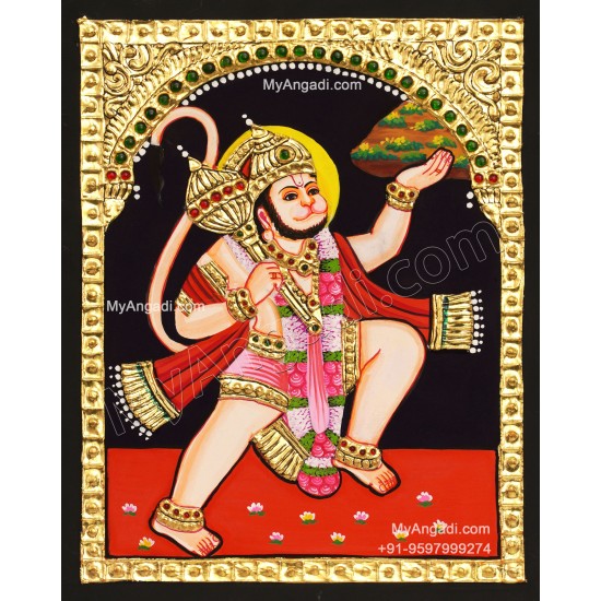 Hanuman Tanjore Painting