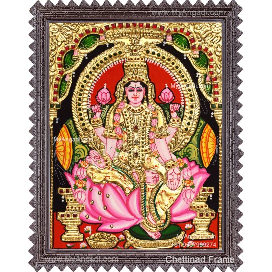 Aiswarya Lakshmi Tanjore Painting