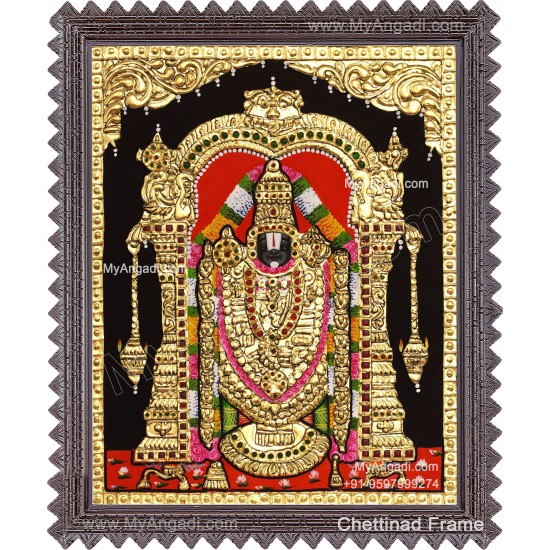Venkatachalapathy  Tanjore Painting