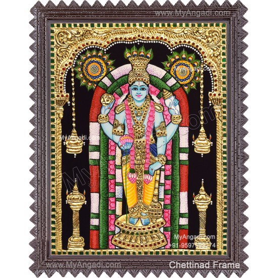 Guruvayoorappan Tanjore Painting