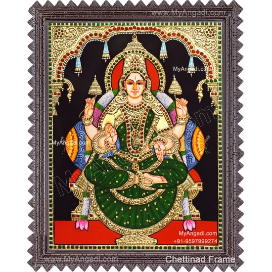 Lakshmi Devi Tanjore Painting