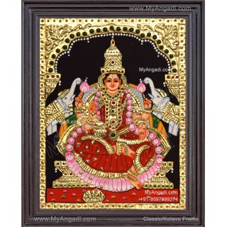 Gajalakshmi Tanjore Painting