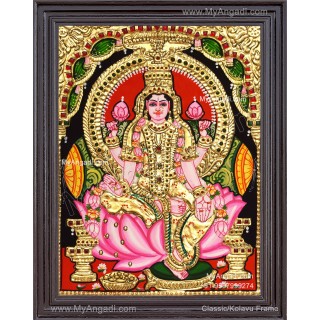 Aiswarya Lakshmi Tanjore Painting