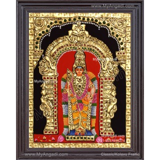 Karthikeya Swamy Tanjore Painting