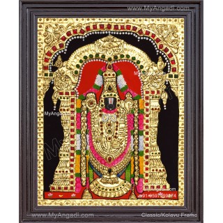 Venkateshwara  Swamy Tanjore Painting