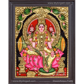 Aiswarya Lakshmi Tanjore Painting
