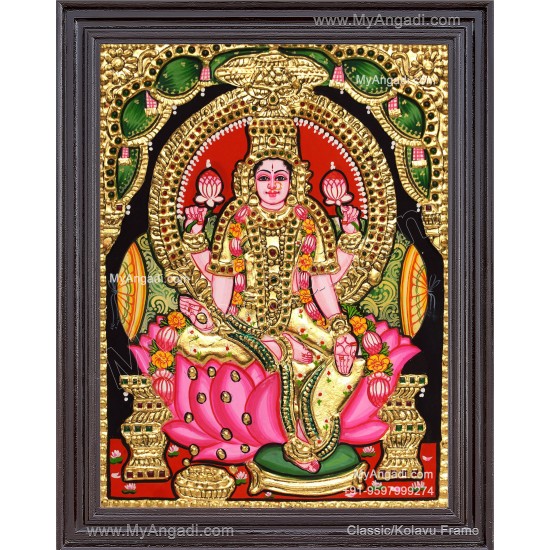 Aiswarya Lakshmi Tanjore Painting