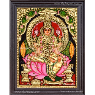 Aiswarya Lakshmi Tanjore Painting