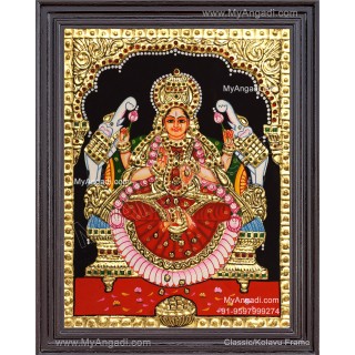 Gajalakshmi Tanjore Painting