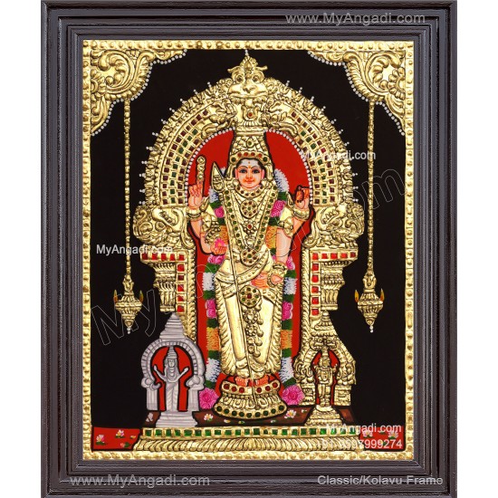 Thiruchendhur Murugan Tanjore Painting