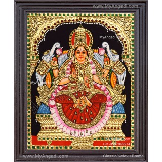 Gajalakshmi Tanjore Painting