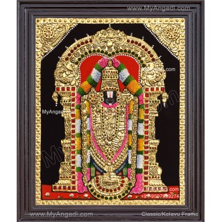 Venkateshwara  Swamy Tanjore Painting