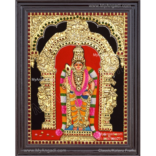 Karthikeya Swamy Tanjore Painting