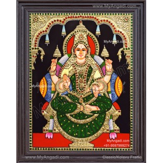 Lakshmi Devi Tanjore Painting