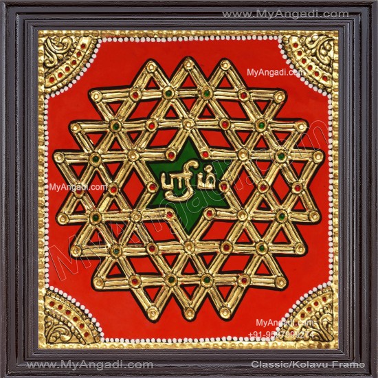 Aiswarya Kolam Tanjore Painting
